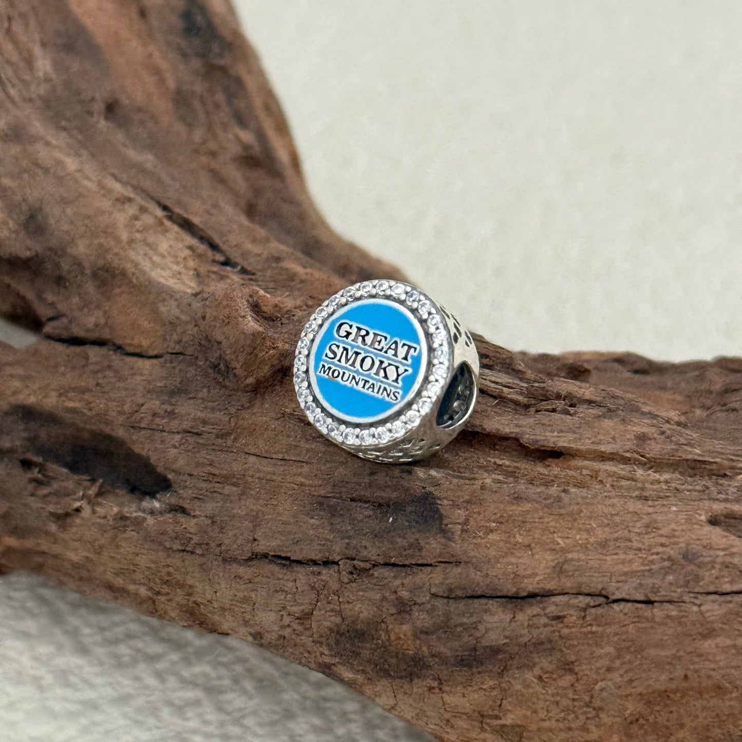 Great Smoky Mountain Blue Ridge Mountain Life Exclusive Bead Charm S925 Silver for Pandora Bracelet