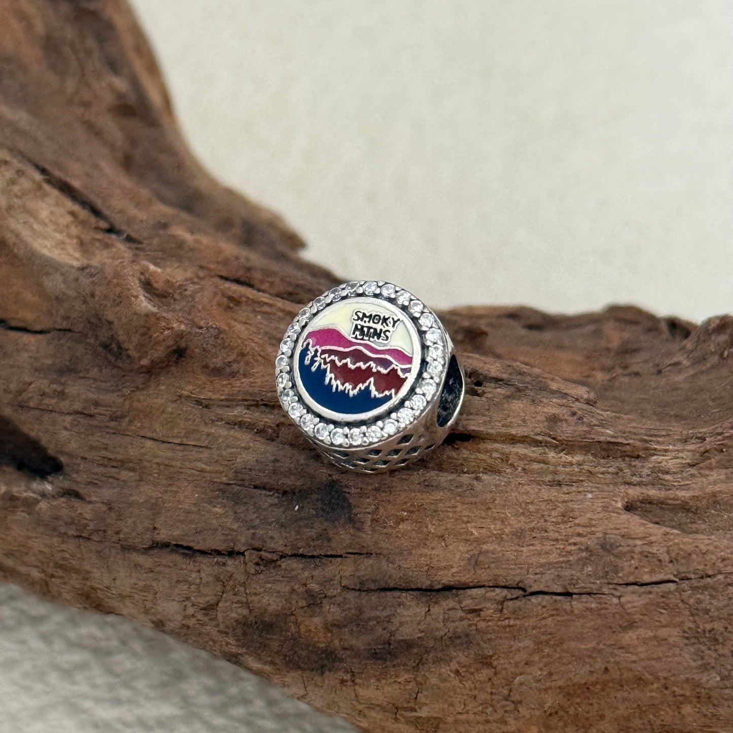 Smoky mountains Pigeon Forge TN Exclusive Bead Charm for Pandora Bracelet