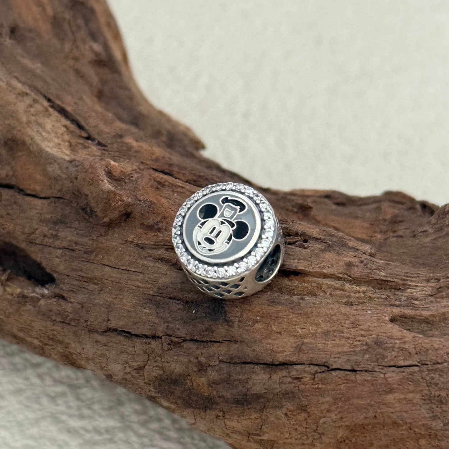 Disney Steamboat Willie Exclusive Bead Charm S925 Silver for Pandora Bracelet