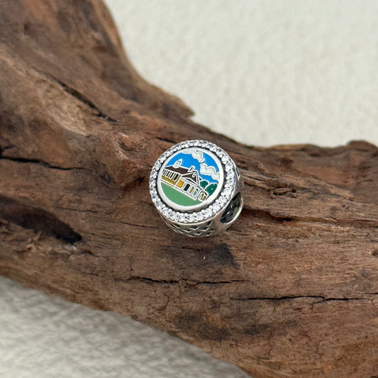 Lancaster County House Exclusive Bead Charm S925 Silver for Pandora Bracelet