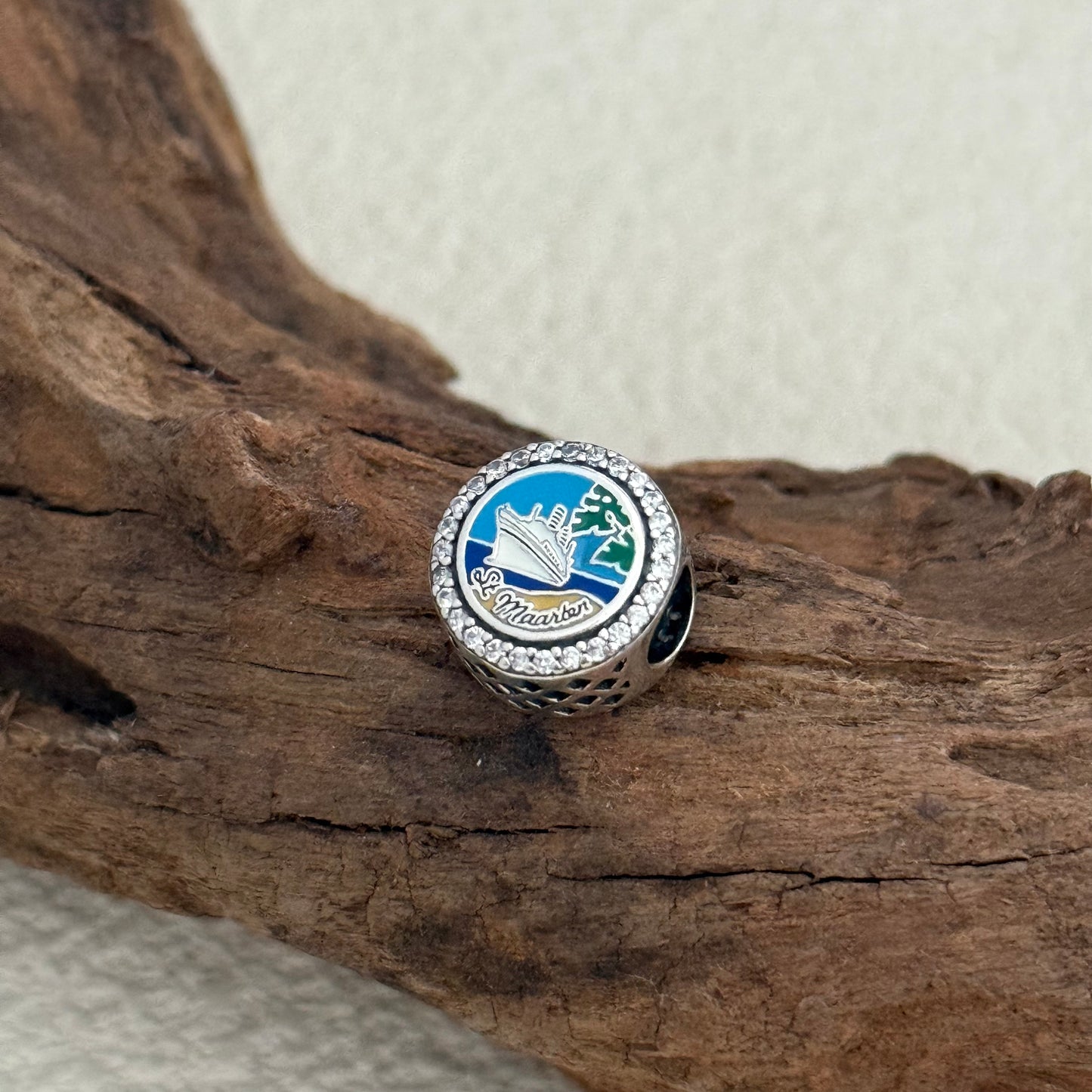 St. Maarten the Friendly Island Exclusive Bead Charm for Pandora Bracelet