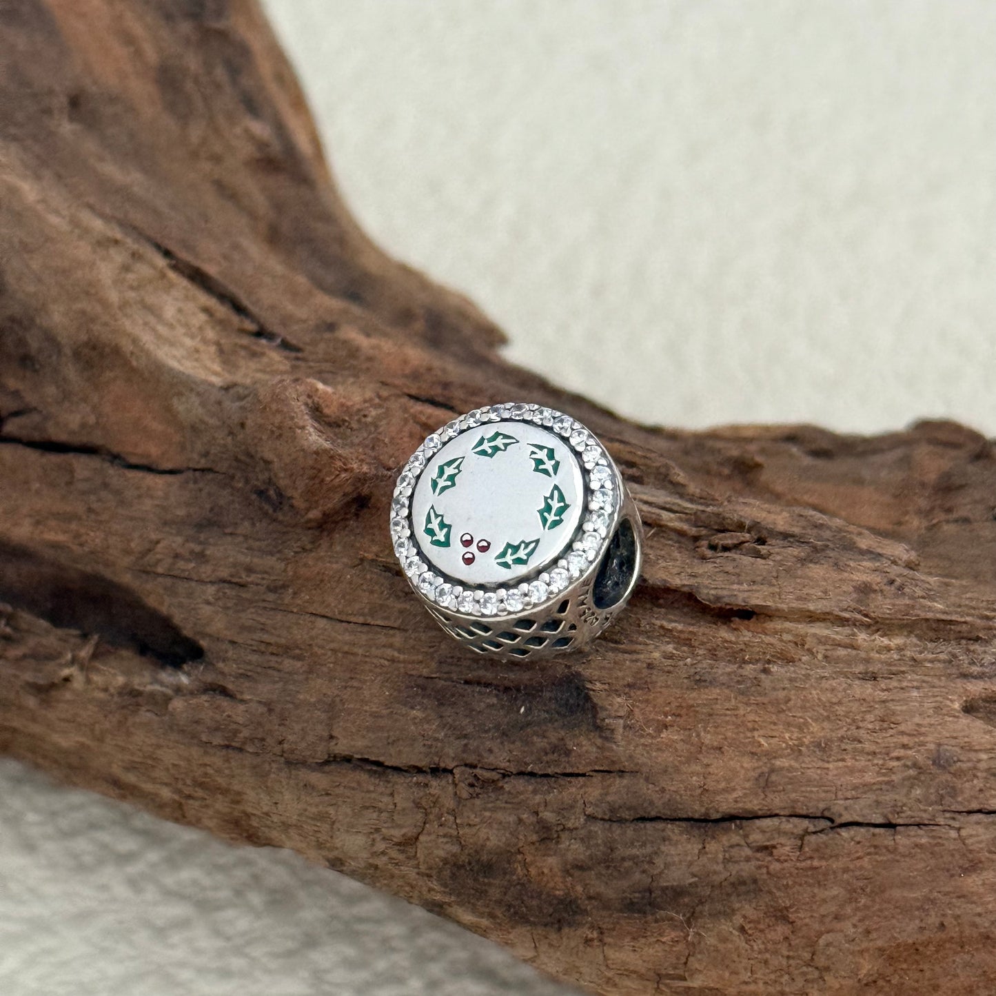 Feliz Navidad Exclusive Bead Charm S925 Silver for Pandora Bracelet