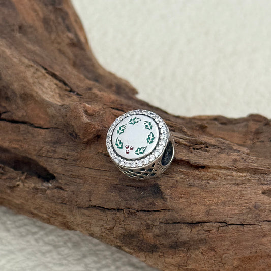 Feliz Navidad Exclusive Bead Charm S925 Silver for Pandora Bracelet