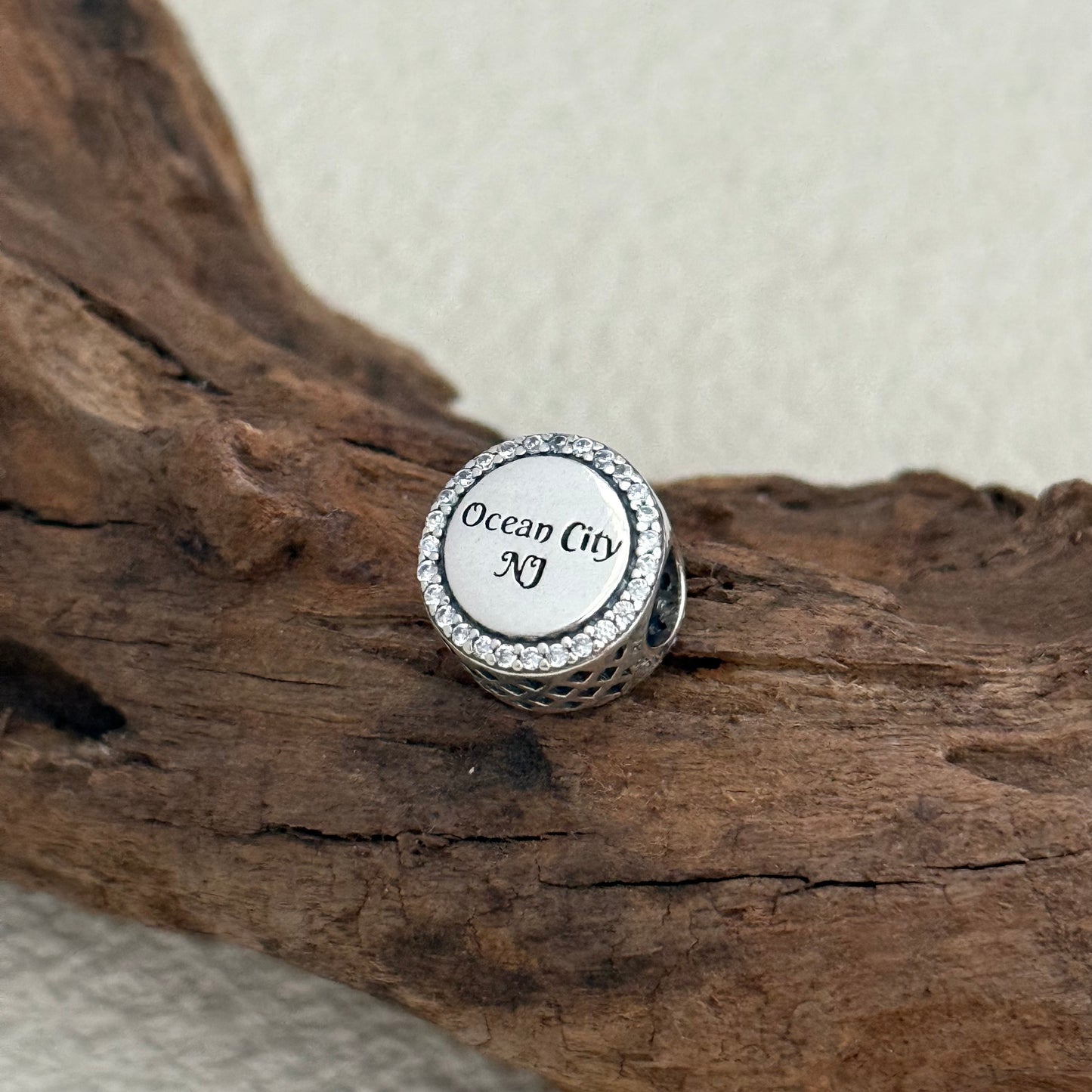 Ocean City New Jersey NJ Henry's Catalog Exclusive Bead Charm S925 Silver for Pandora Bracelet