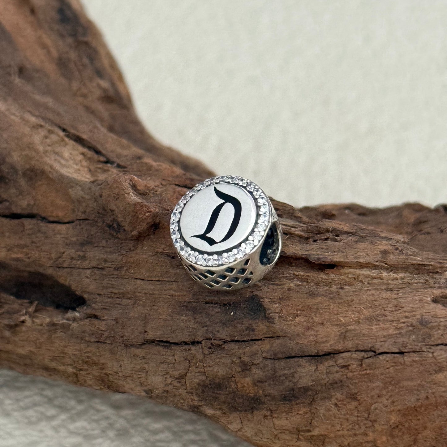 Disneyland "D" Exclusive Bead Charm for Pandora Bracelet