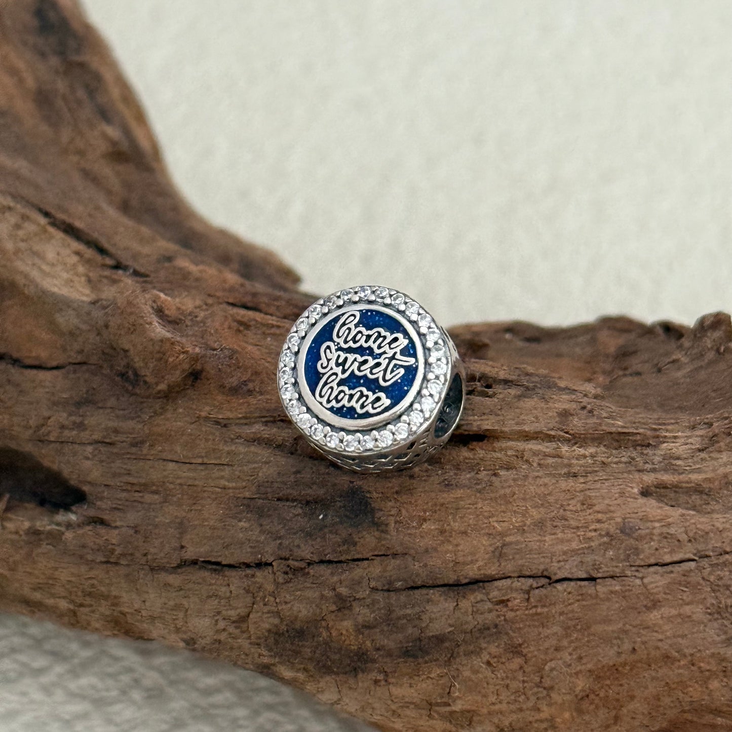Michigan Map Home Heart Exclusive Bead Charm S925 Silver for Pandora Bracelet