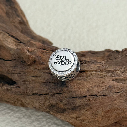 Disney 2023 expo Exclusive Bead Charm S925 Silver for Pandora Bracelet