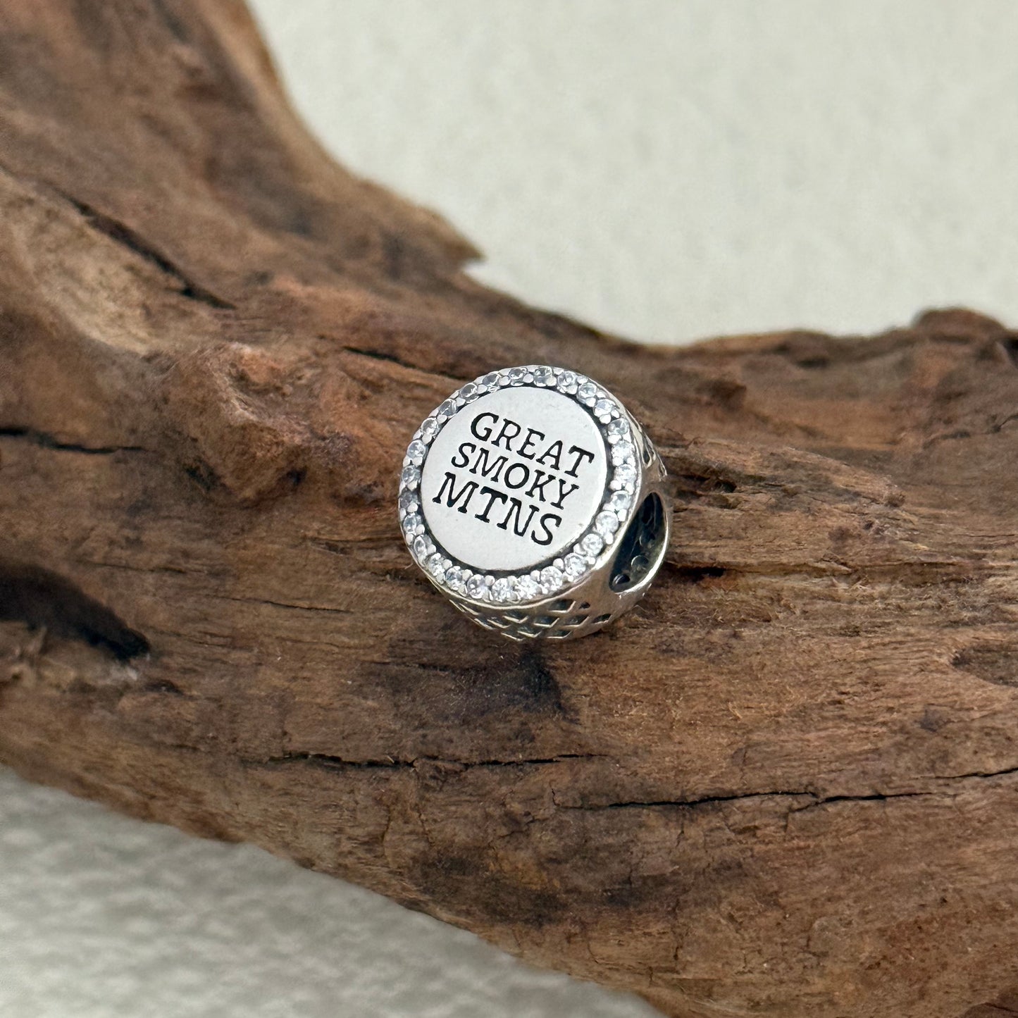 Smoky Mountains Bear Exclusive Bead Charm S925 Silver for Pandora Bracelet