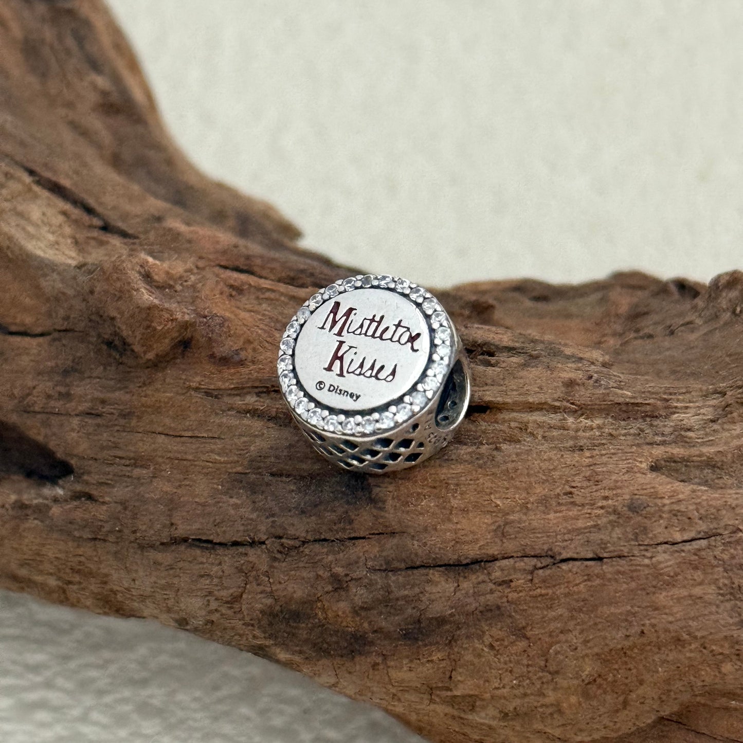 Mistletoe Kisses Christmas Exclusive Bead Charm for Pandora Bracelet