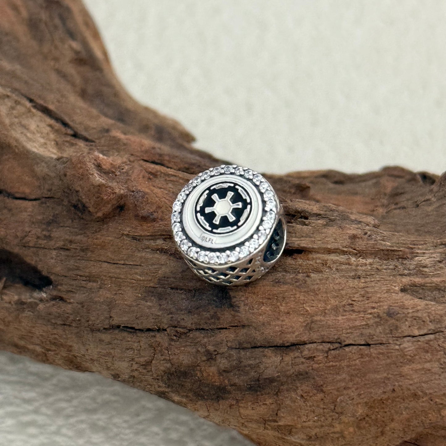 Star Wars Stormtrooper Imperial Symbol Exclusive Bead Charm S925 Silver for Pandora Bracelet