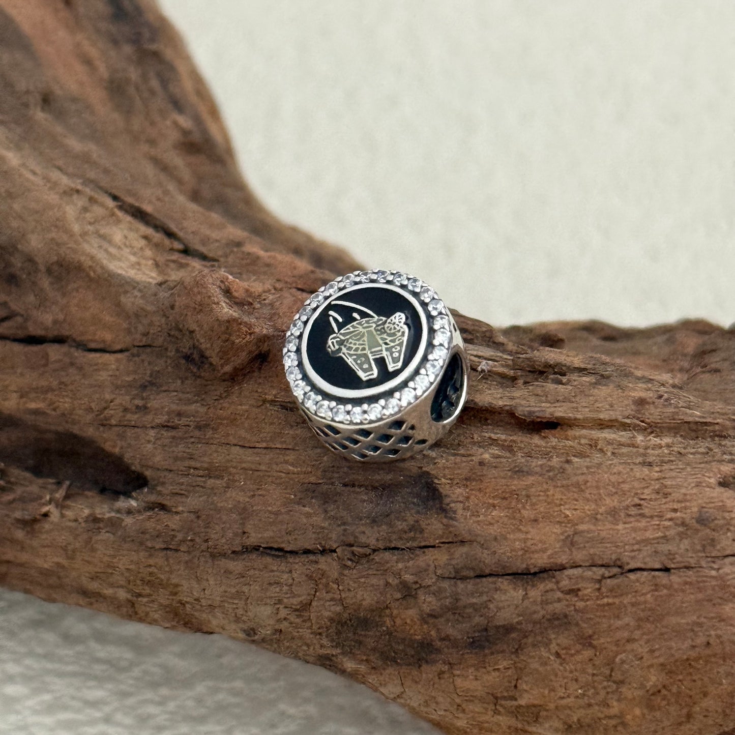 Star Wars Millennium Falcon Death Star Exclusive Bead Charm S925 Silver for Pandora Bracelet