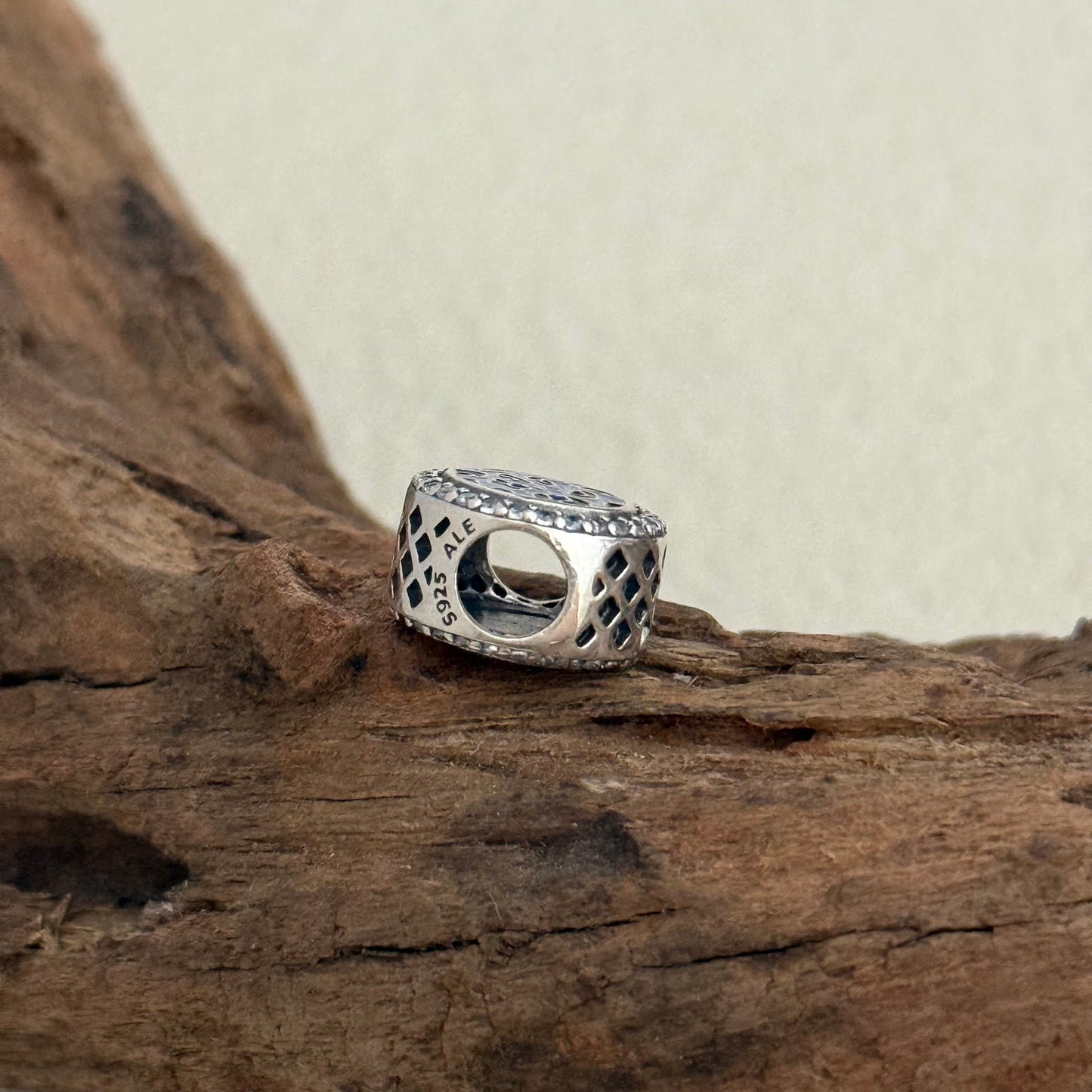 Blue Leopard Print Exclusive Bead Charm S925 Silver for Pandora Bracelet