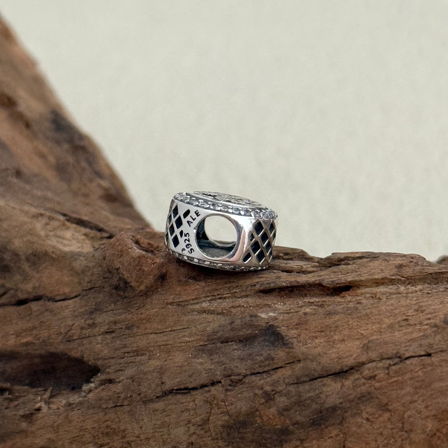 Black Leopard Print Exclusive Bead Charm for Pandora Bracelet