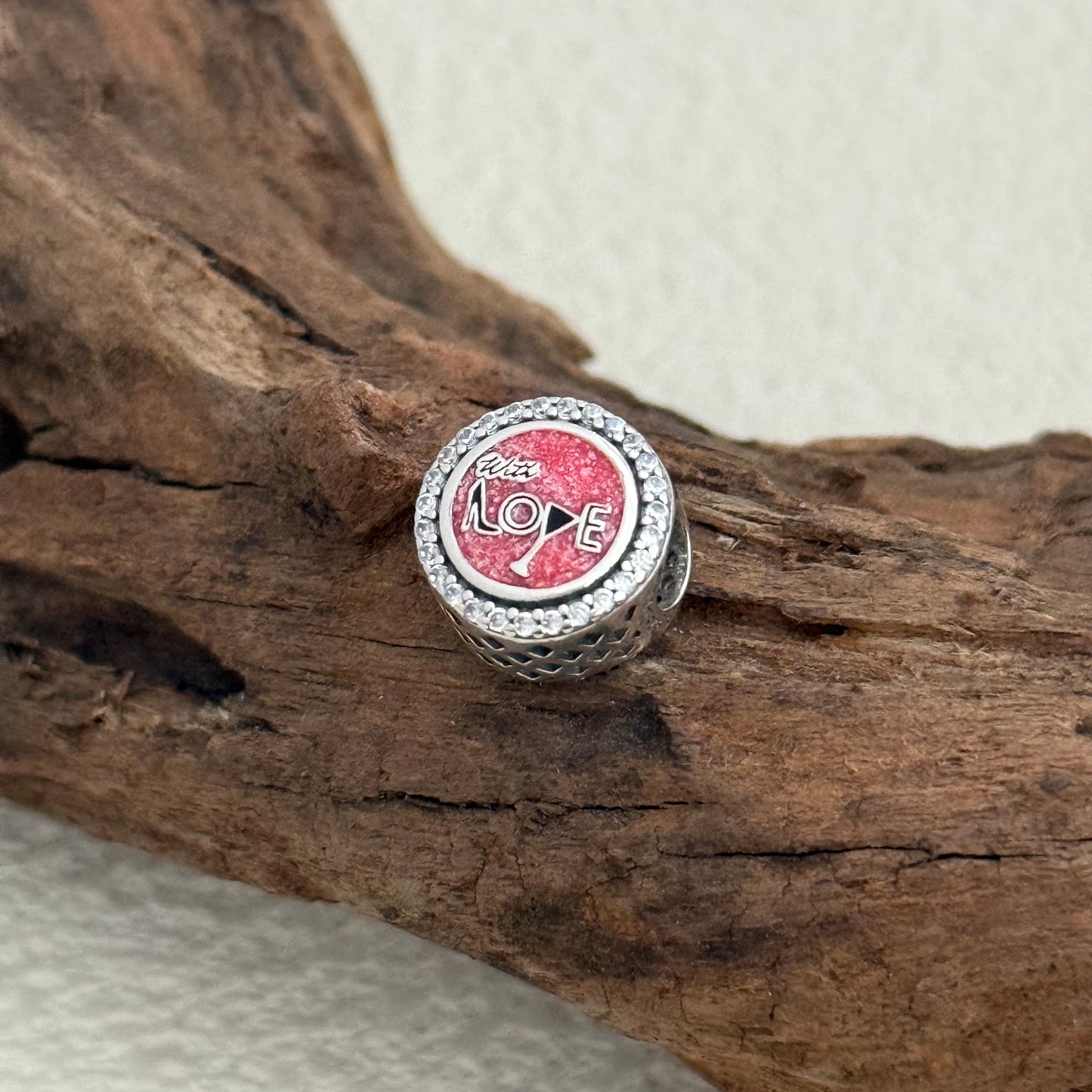 Love From Texas Exclusive Bead Charm S925 Silver for Pandora Bracelet