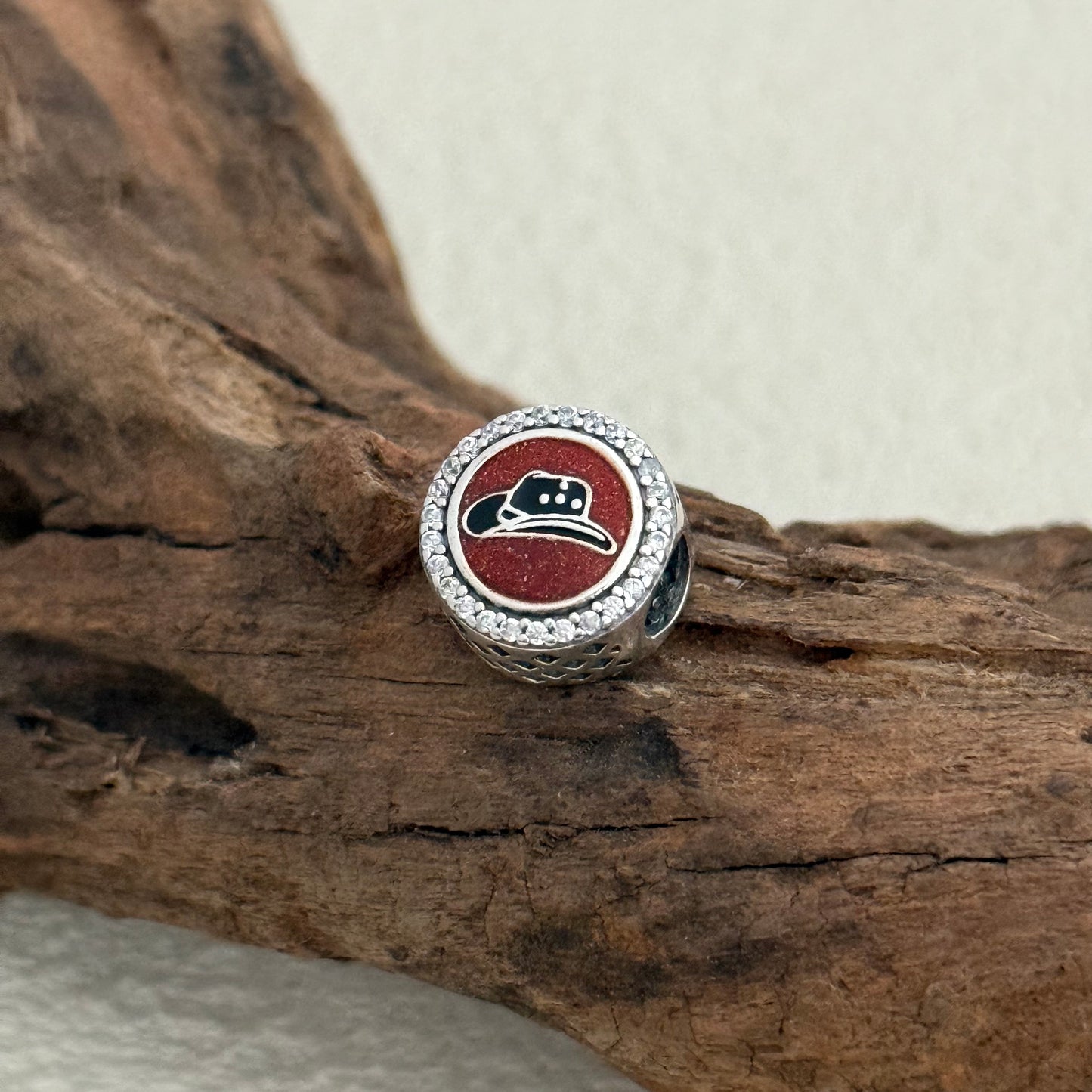 Las Vegas Cowboy hat Exclusive Bead Charm for Pandora Bracelet