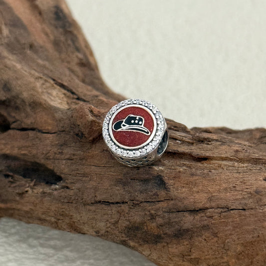 Las Vegas Cowboy hat Exclusive Bead Charm for Pandora Bracelet