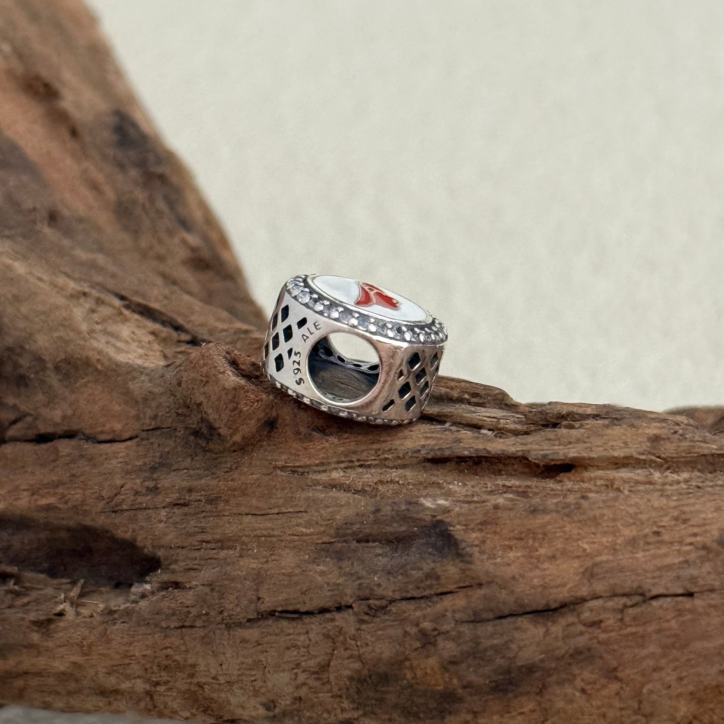 Calgary Red Cowboy hat Exclusive Bead Charm for Pandora Bracelet