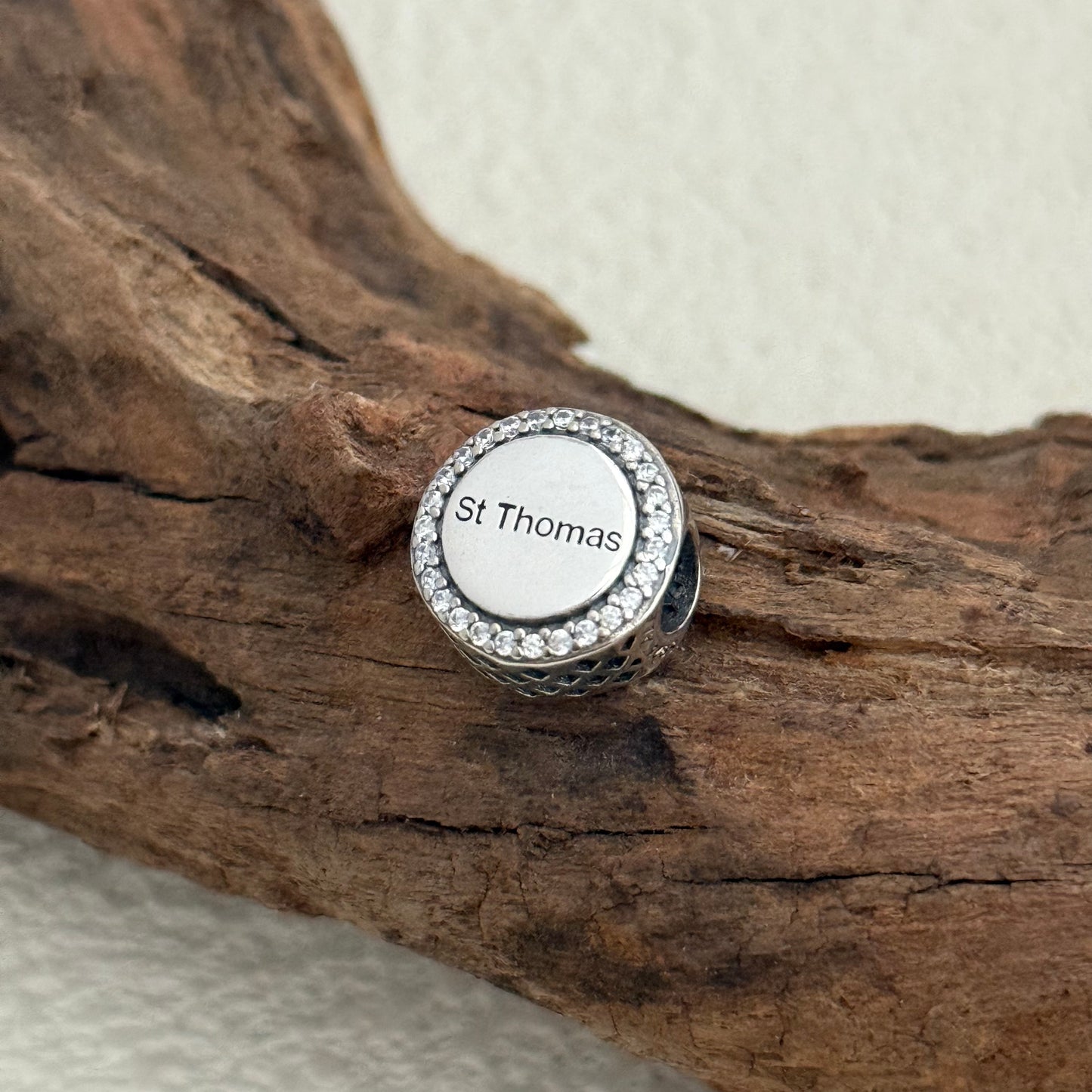 St Thomas Exclusive Bead Charm for Pandora Bracelet