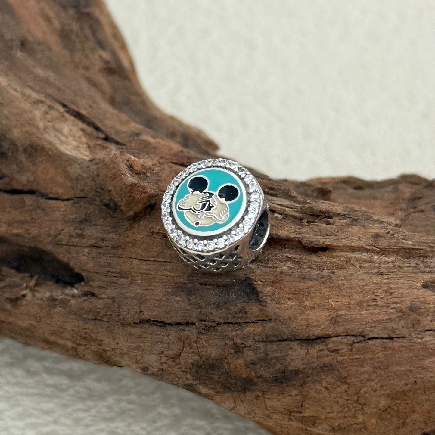 Disney Mickey Mouse Exclusive Bead Charm S925 Silver for Pandora Bracelet