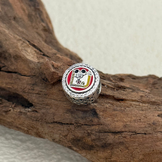 Walt Disney World Annual Passholder Exclusive Bead Charm for Pandora Bracelet