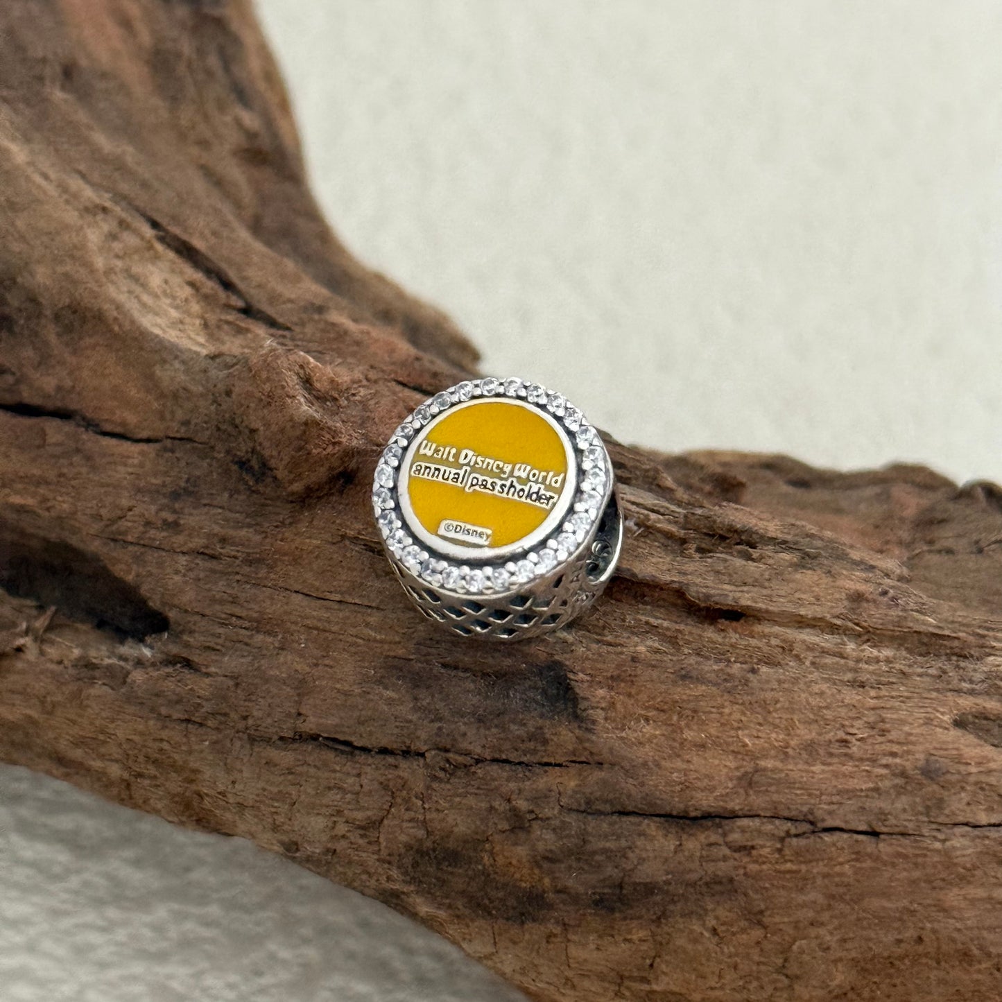 Walt Disney World Annual Passholder Exclusive Bead Charm for Pandora Bracelet