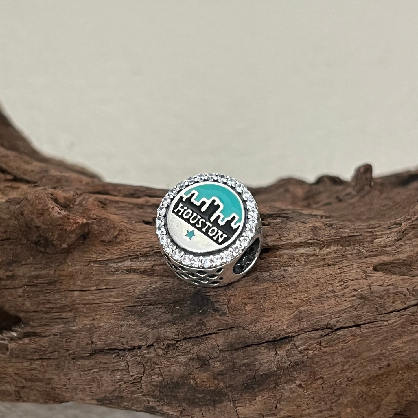 Houston Texas Exclusive City Bead Charm for Pandora Bracelet