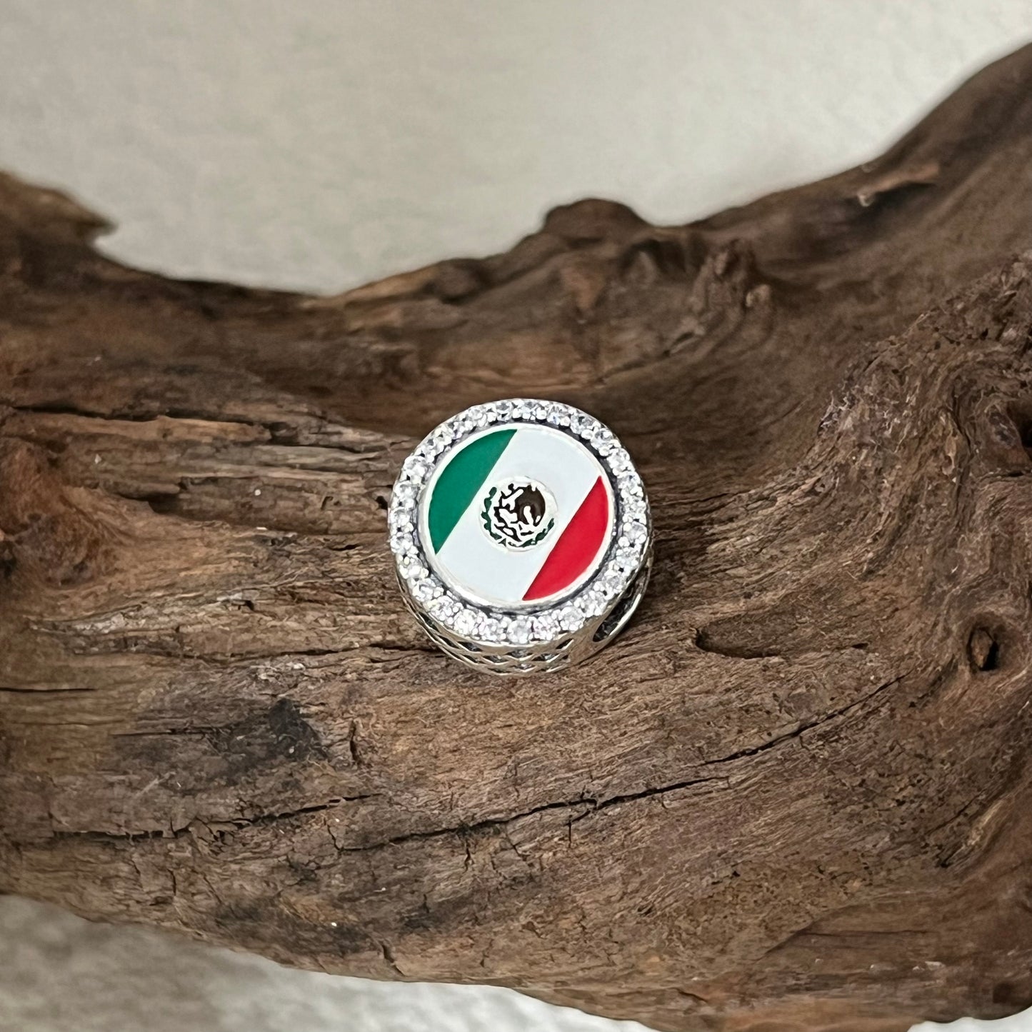 Mexico Flag Exclusive City Bead Charm for Pandora Bracelet