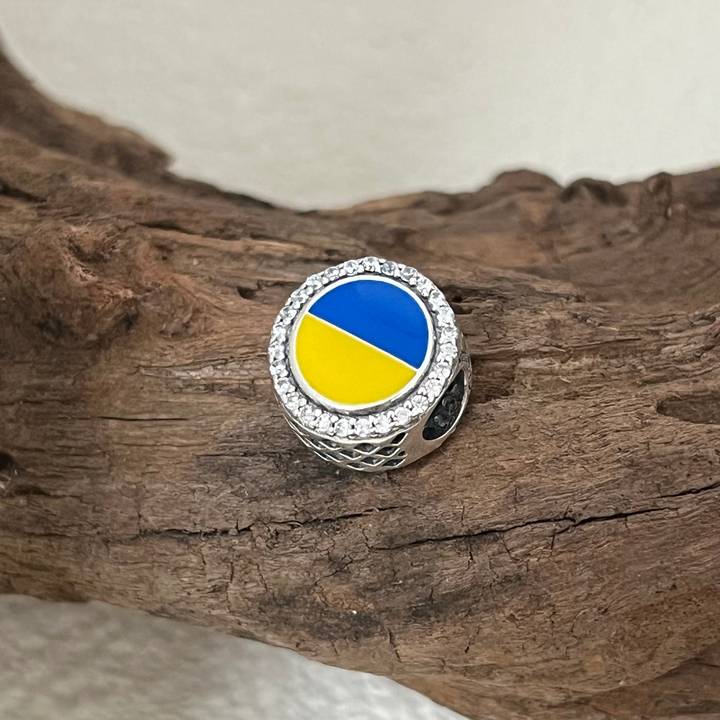 Ukraine Flag Exclusive Bead Charm for Pandora Bracelet