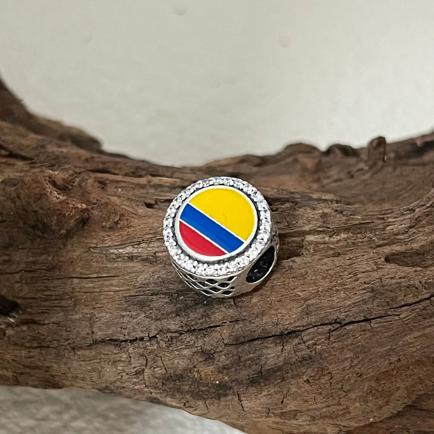 Colombia Flag Exclusive Bead Charm for Pandora Bracelet