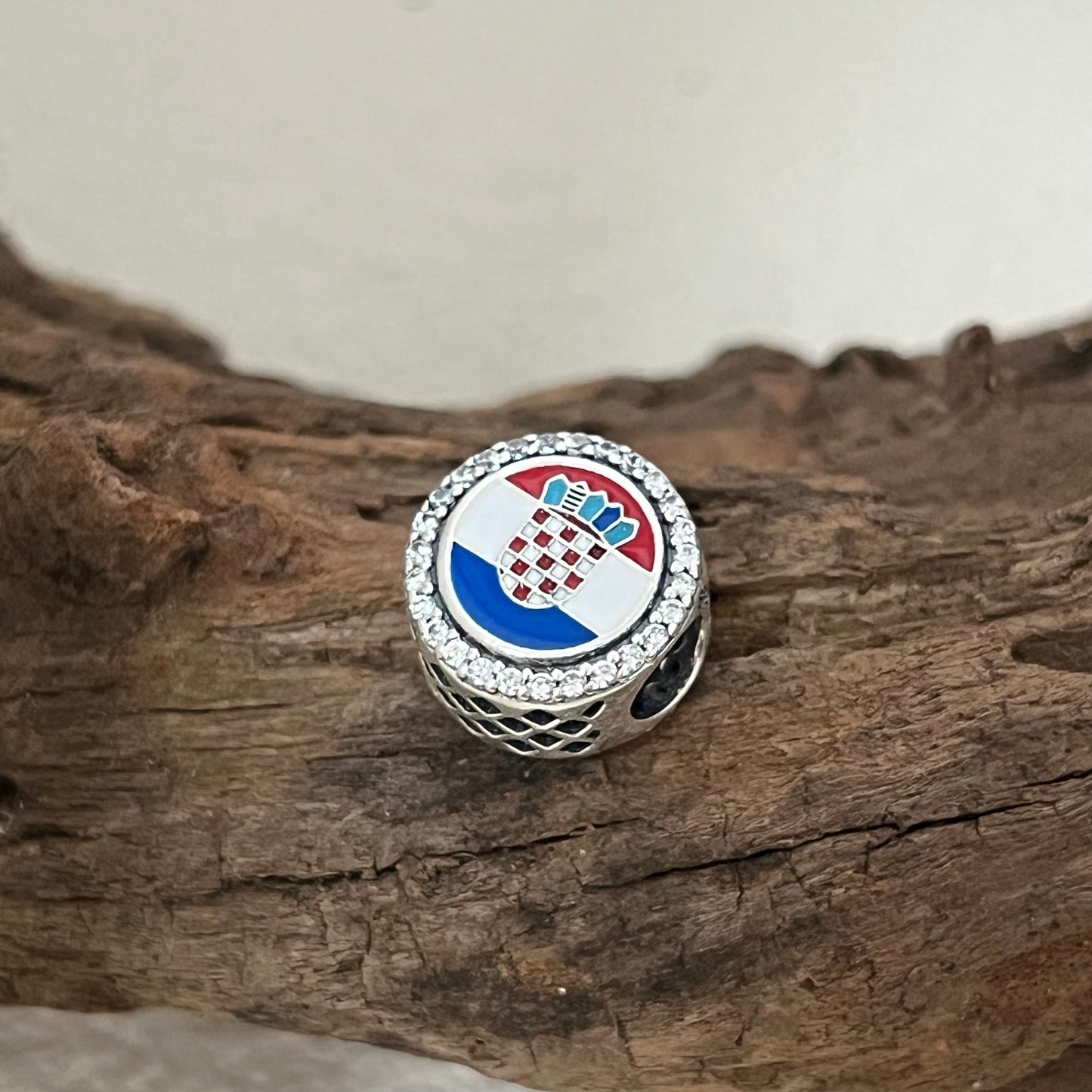 Croatia Flag Exclusive Bead Charm for Pandora Bracelet