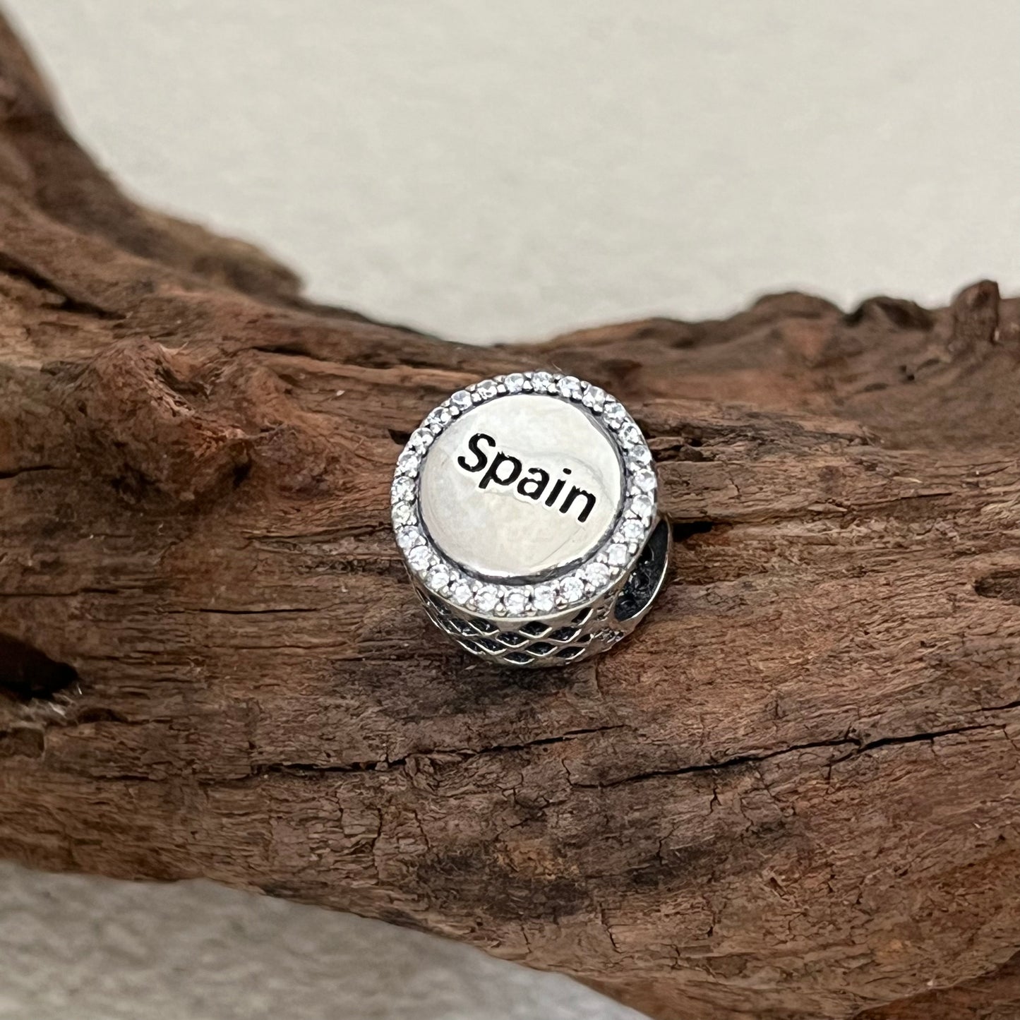 Spain Flag Exclusive Bead Charm for Pandora Bracelet