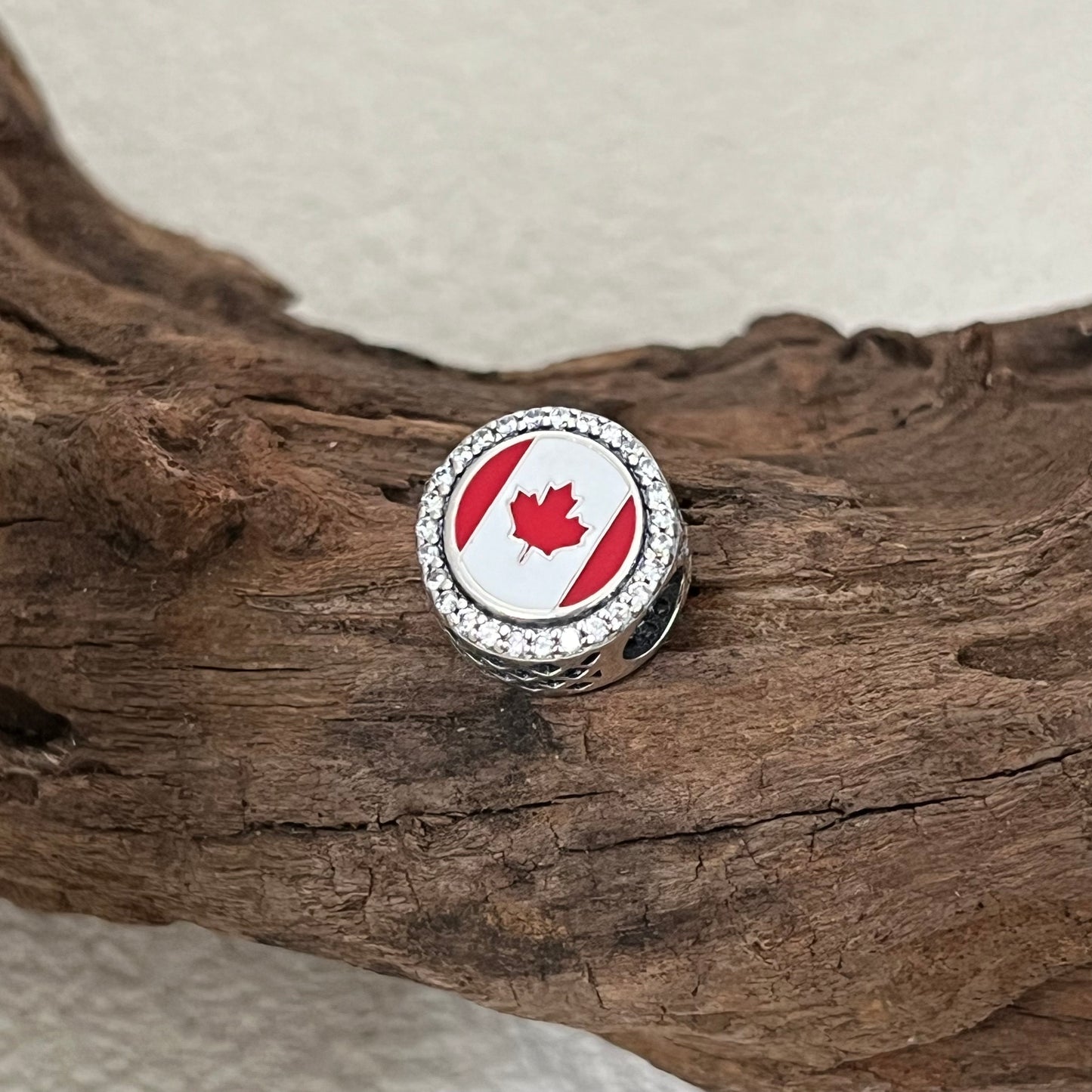 Canada Flag Exclusive Bead Charm for Pandora Bracelet