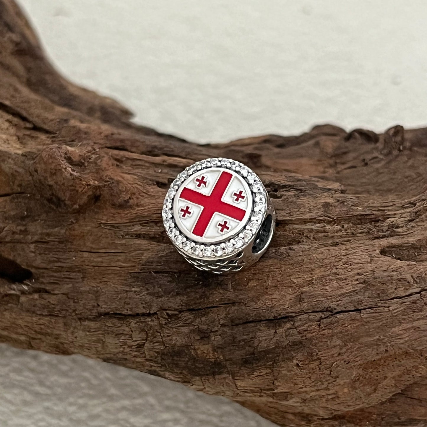 Georgia Flag Exclusive Bead Charm for Pandora Bracelet