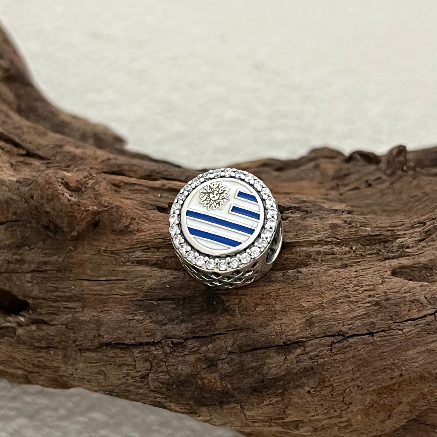 Uruguay Exclusive Bead Charm for Pandora Bracelet