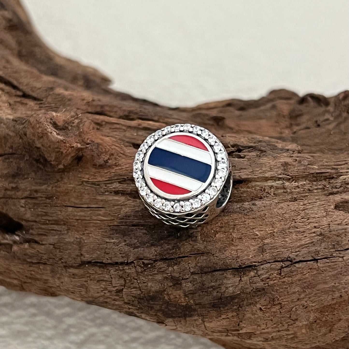 Thailand Flag Exclusive Bead Charm for Pandora Bracelet