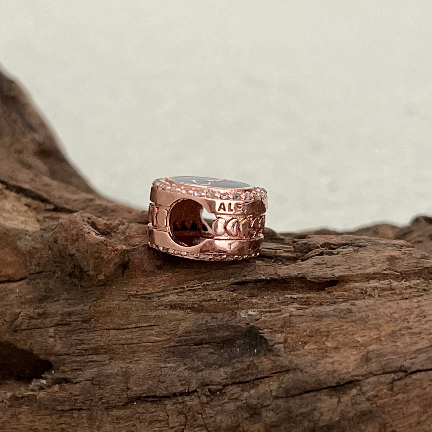 Chicago Exclusive Bead Charm Rose Gold for Pandora Bracelet