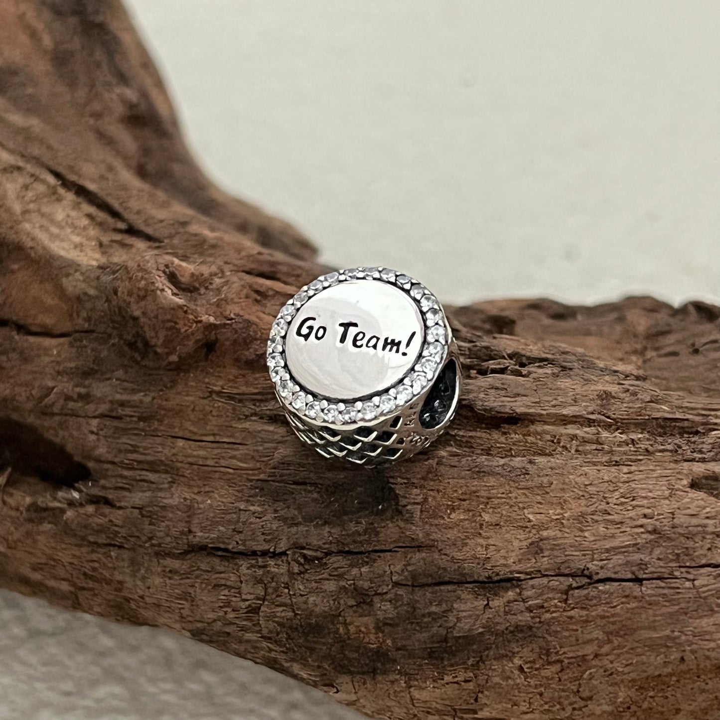 Cheerleader Go Team Exclusive Bead Charm for Pandora Bracelet