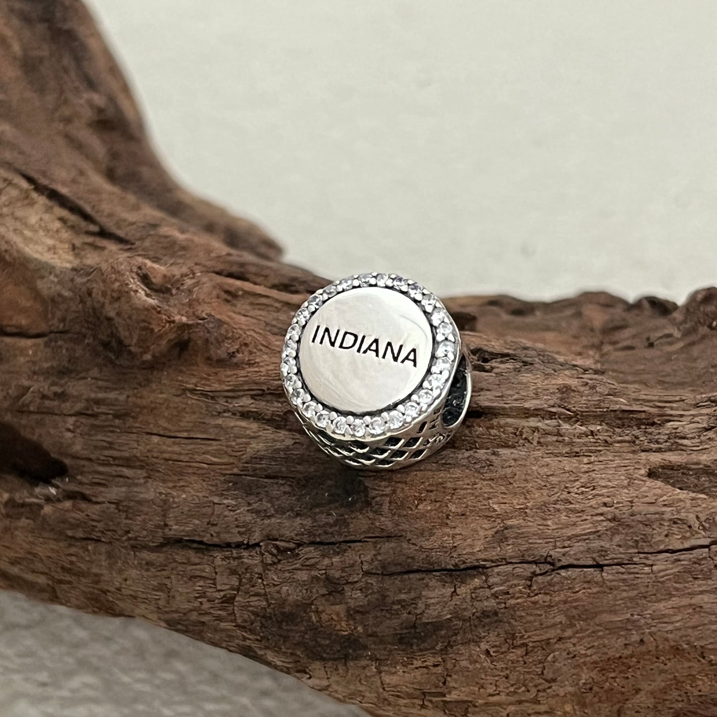 Indiana Flag Exclusive Bead Charm for Pandora Bracelet