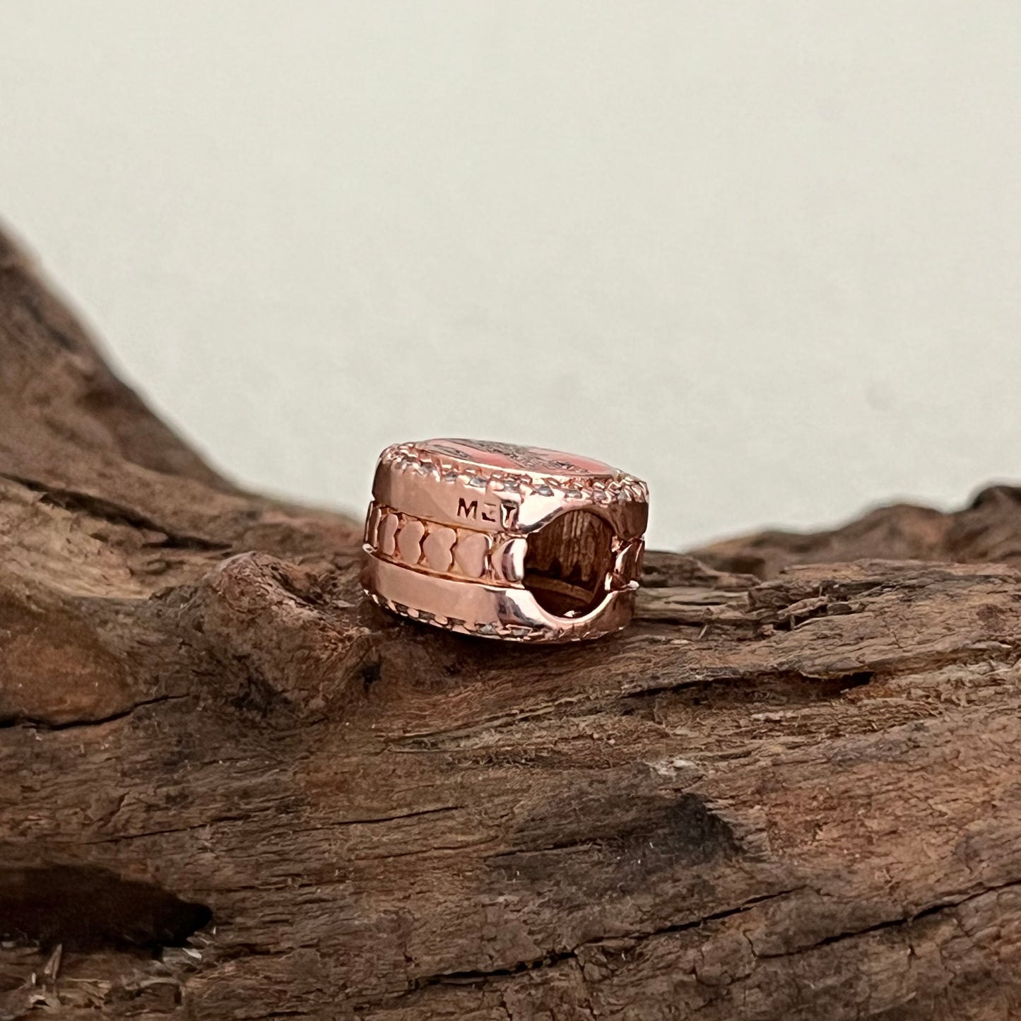 Pandora Club 33 Exclusive Bead Charm Rose Gold Plating for Pandora Bracelet