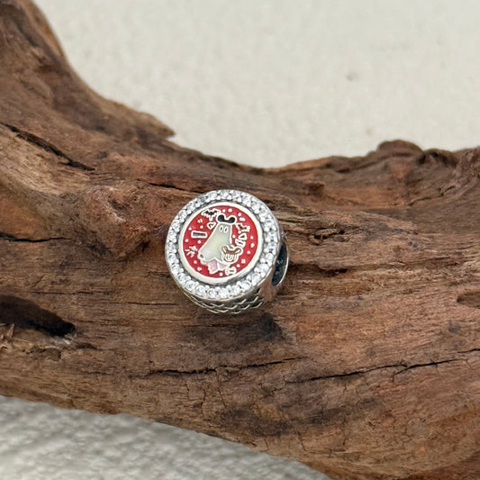 Ghost Pumpkin mickey Exclusive Bead Charm S925 Silver for Pandora Bracelet