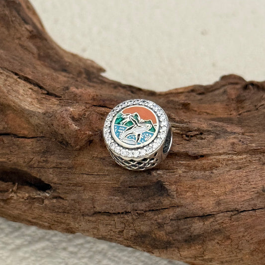 Maui Beach Exclusive Bead Charm S925 Silver for Pandora Bracelet
