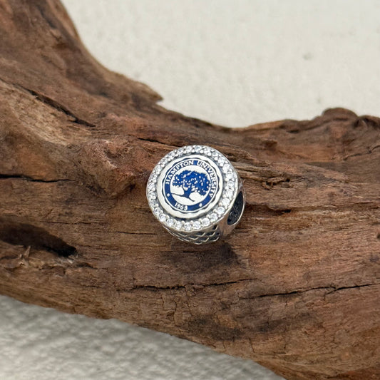 Hampton University Tree Exclusive Bead Charm S925 Silver for Pandora Bracelet