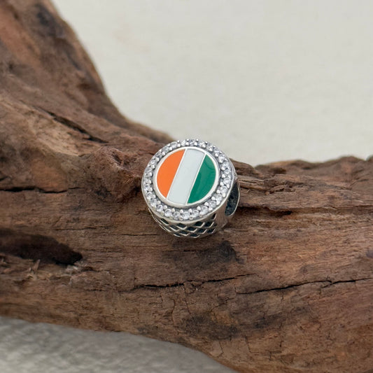 Ivory Coast Flag Exclusive Bead Charm S925 Silver for Pandora Bracelet