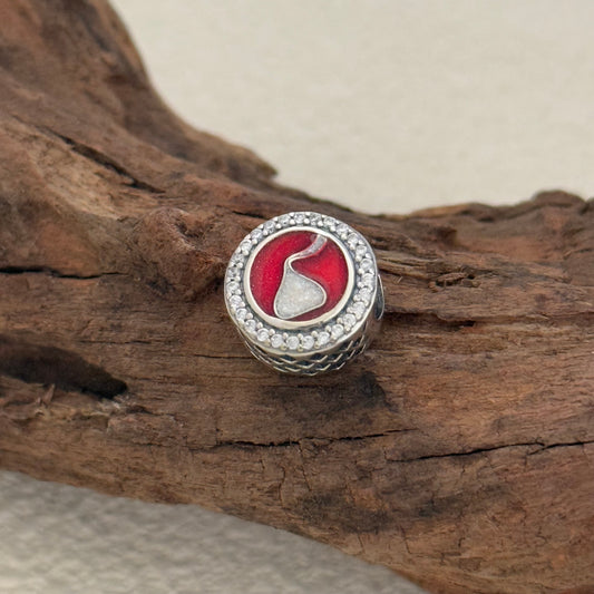 KISSES Chocolate Red Exclusive Bead Charm S925 Silver for Pandora Bracelet
