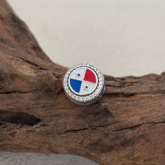 Panama Flag Exclusive Bead Charm S925 Silver for Pandora Bracelet