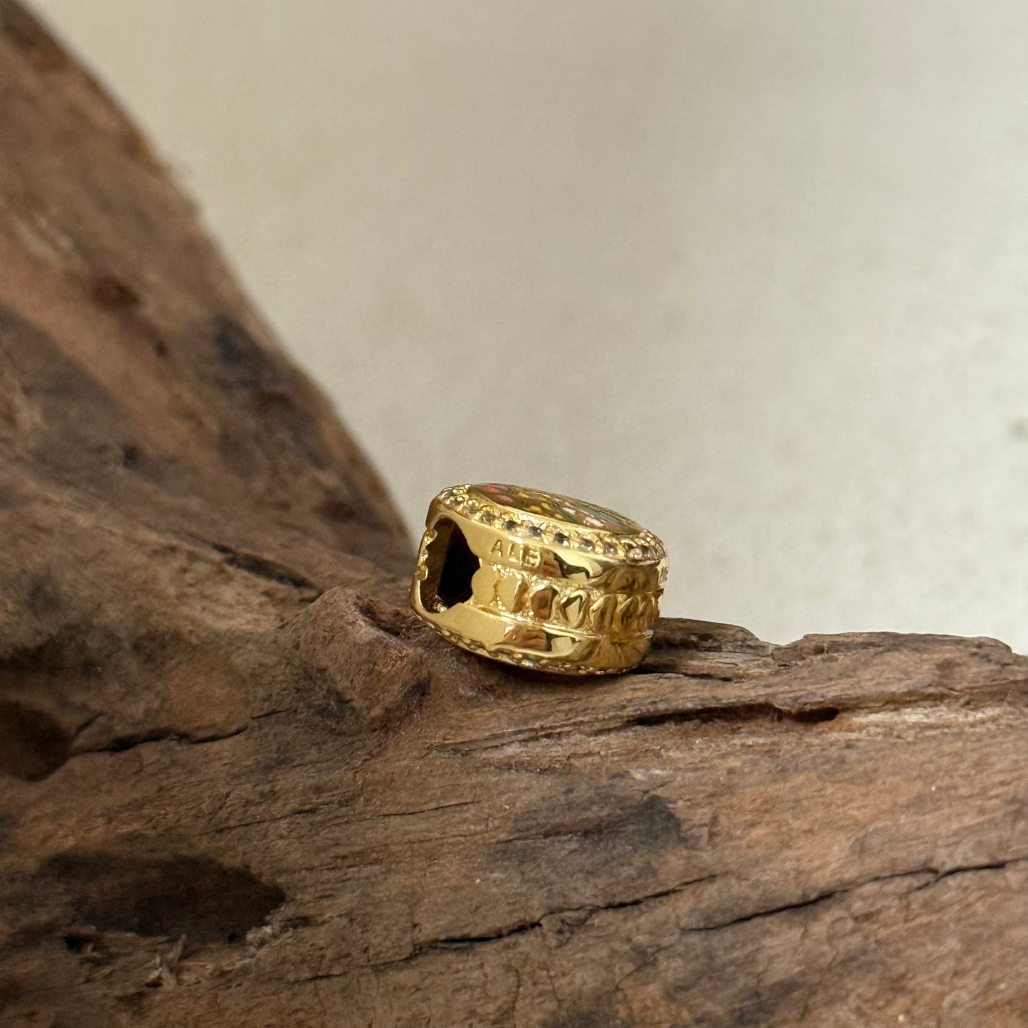 Virgen De Guadalupe Exclusive Bead Charm Gold Plated for Pandora Bracelet