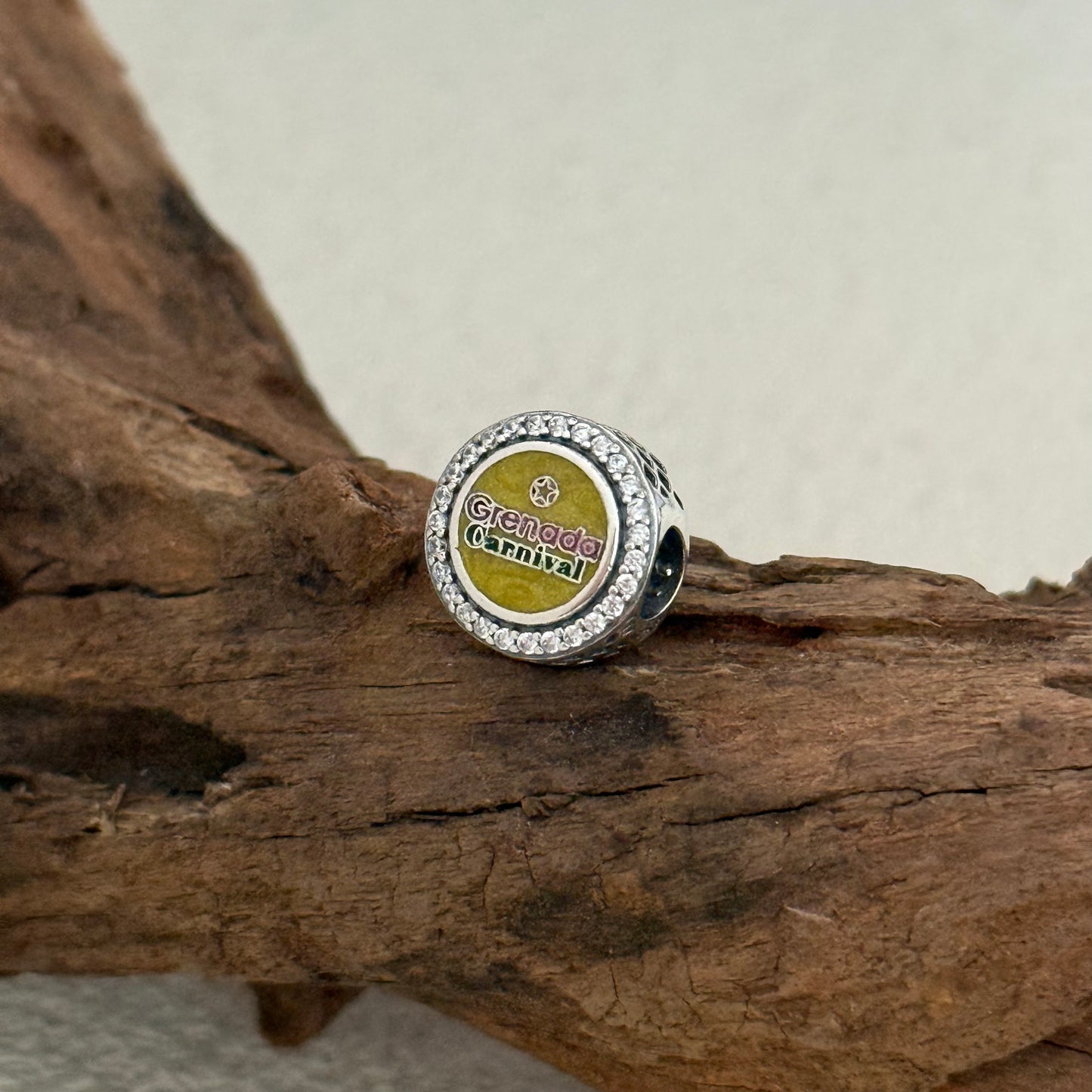 Grenada Carnival Yellow Exclusive Dangle Charm for Pandora Bracelet