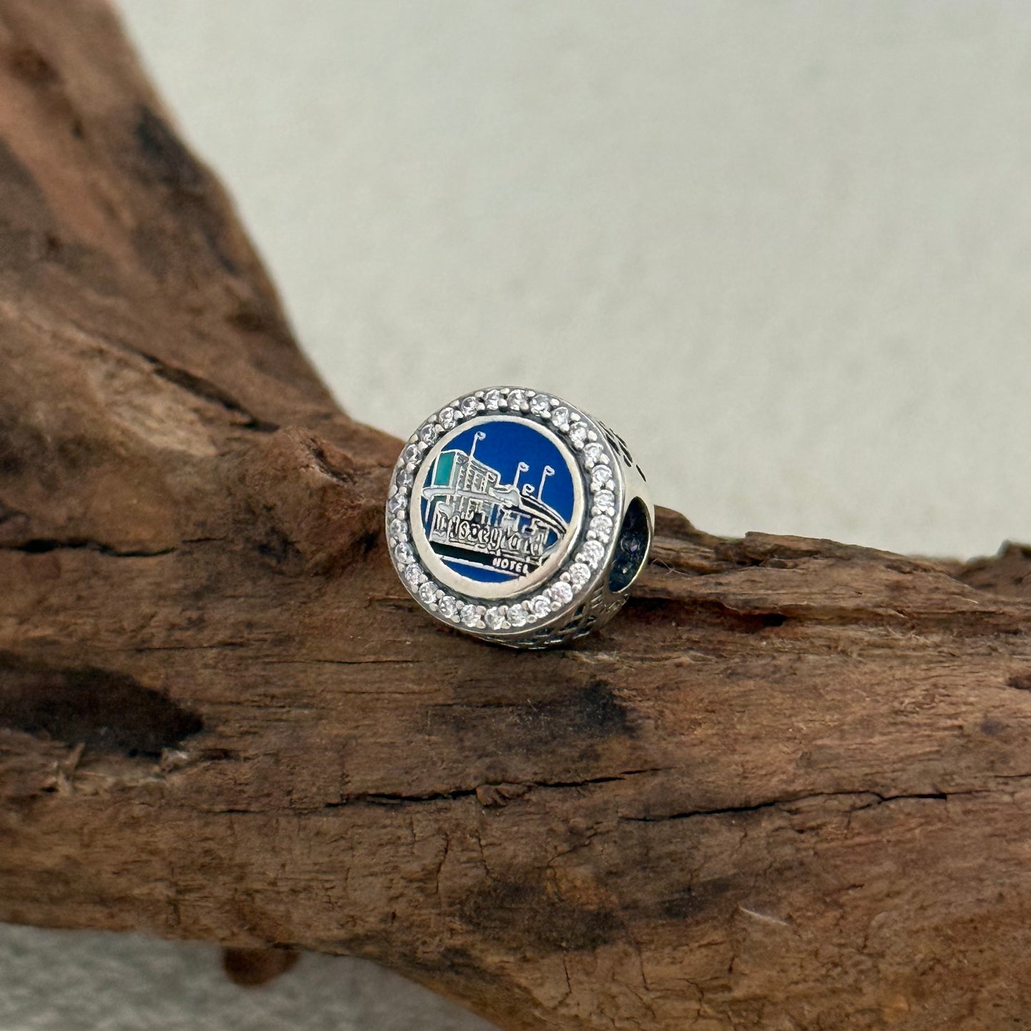 Disneyland Hotel Exclusive Bead Sterling Silver Charm for Pandora Bracelet