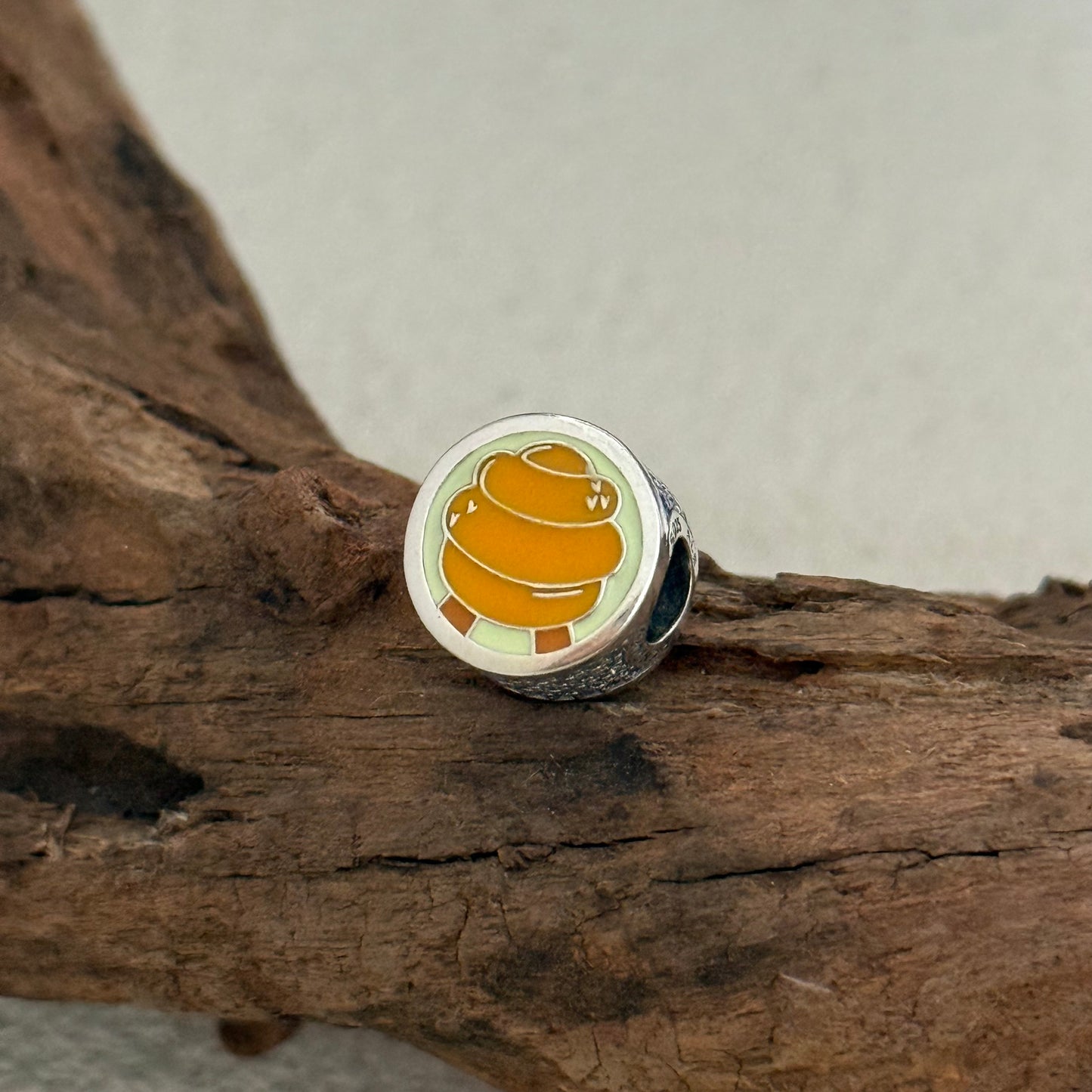 Bee honey Exclusive Bead Sterling Silver Charm for Pandora Bracelet