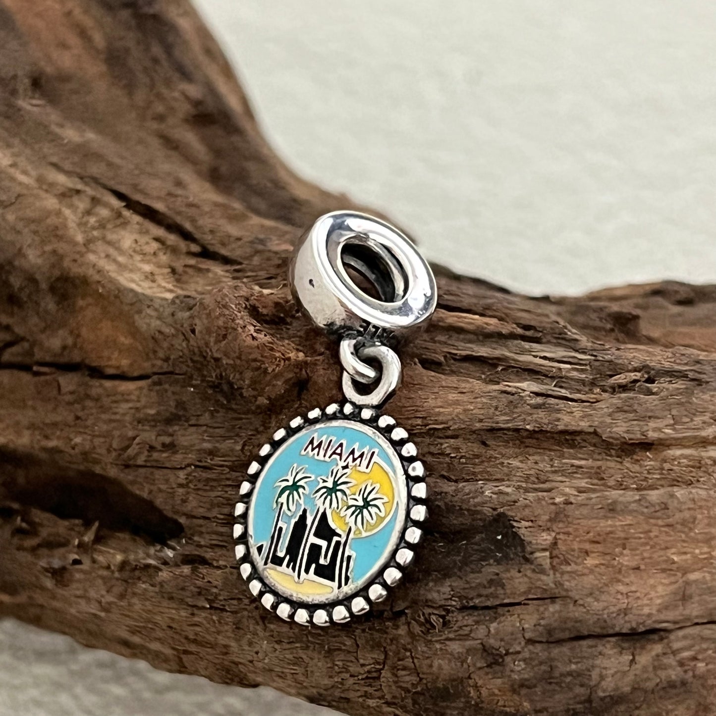 Miami Exclusive Dangle Charm Pendant for Pandora Bracelet